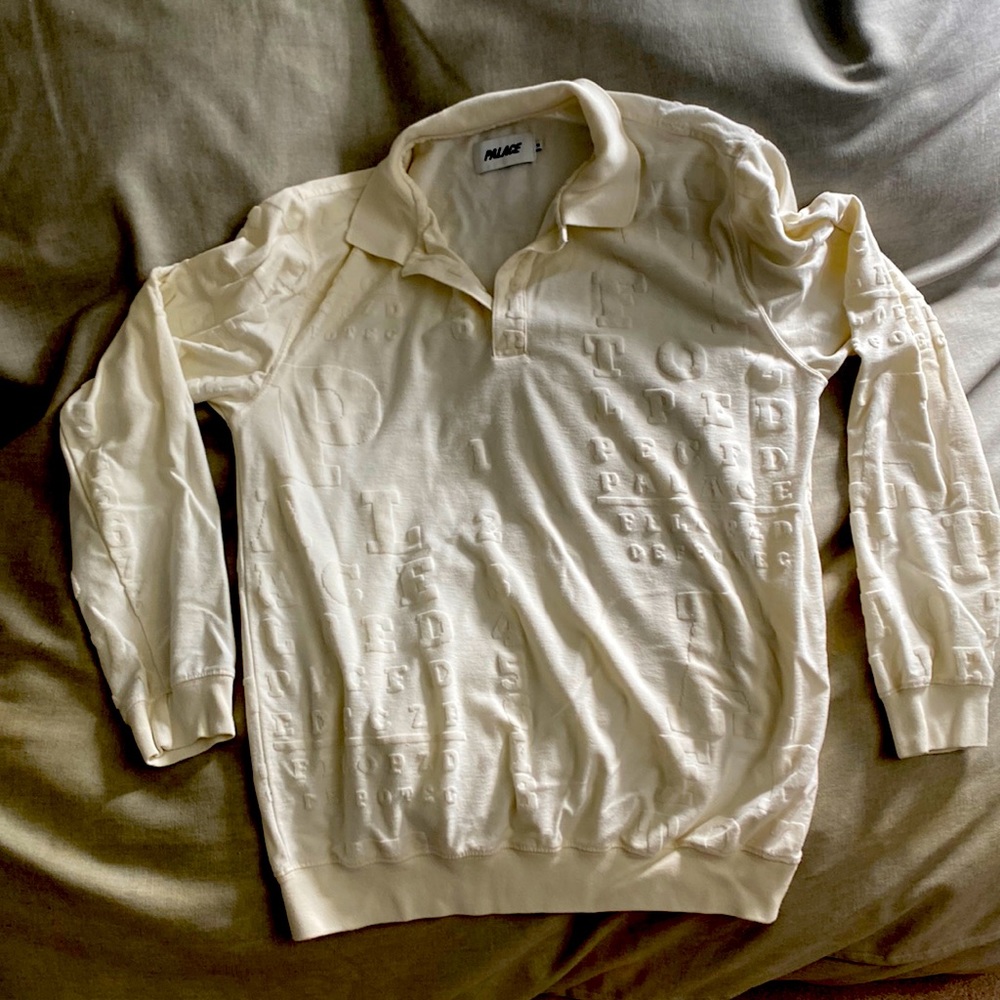 Palace Mens medium long sleeve polo